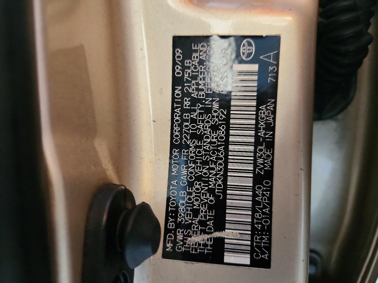 2010 TOYOTA PRIUS