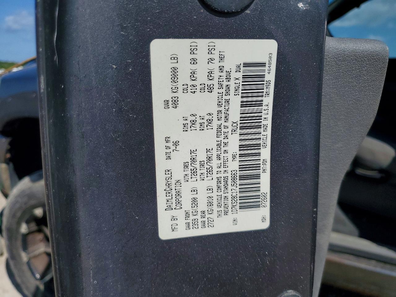 2007 DODGE RAM 2500