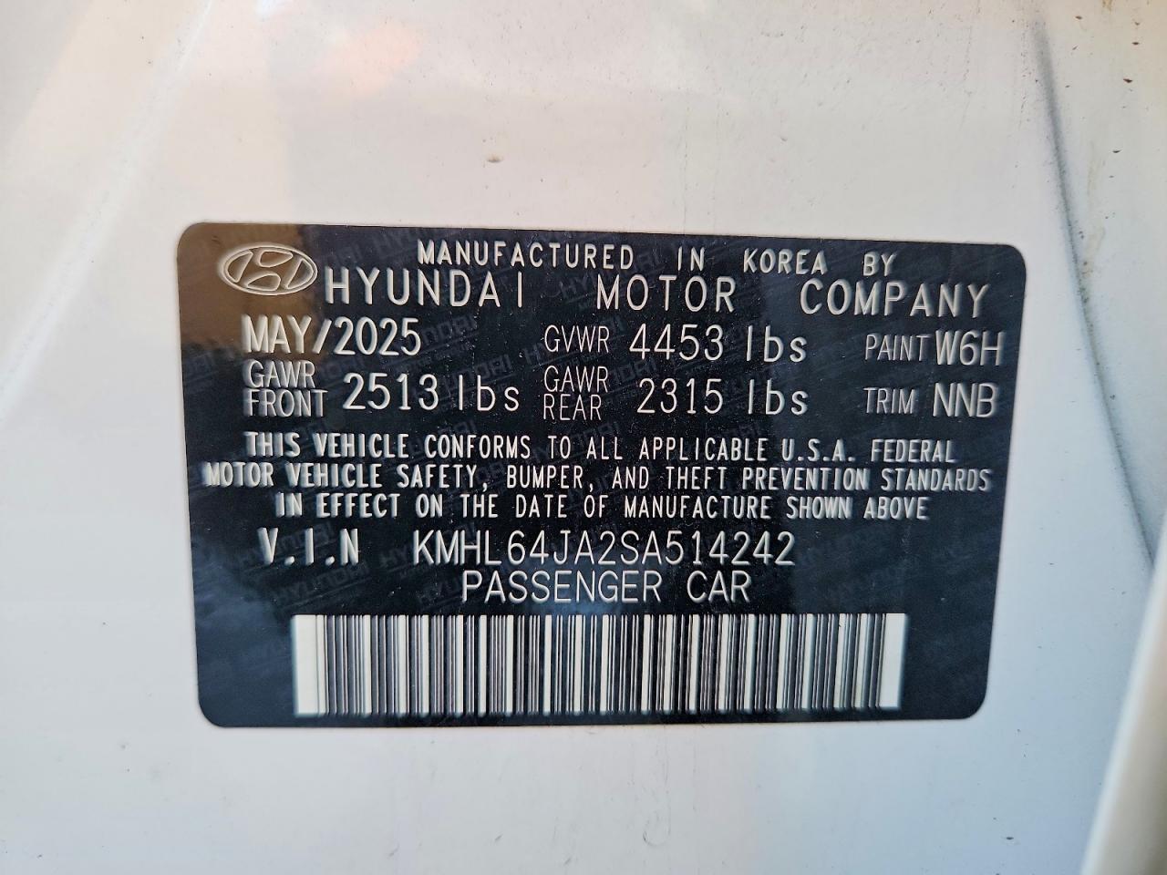 2025 HYUNDAI SONATA