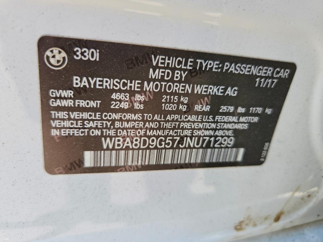 2018 BMW 3 SERIES
