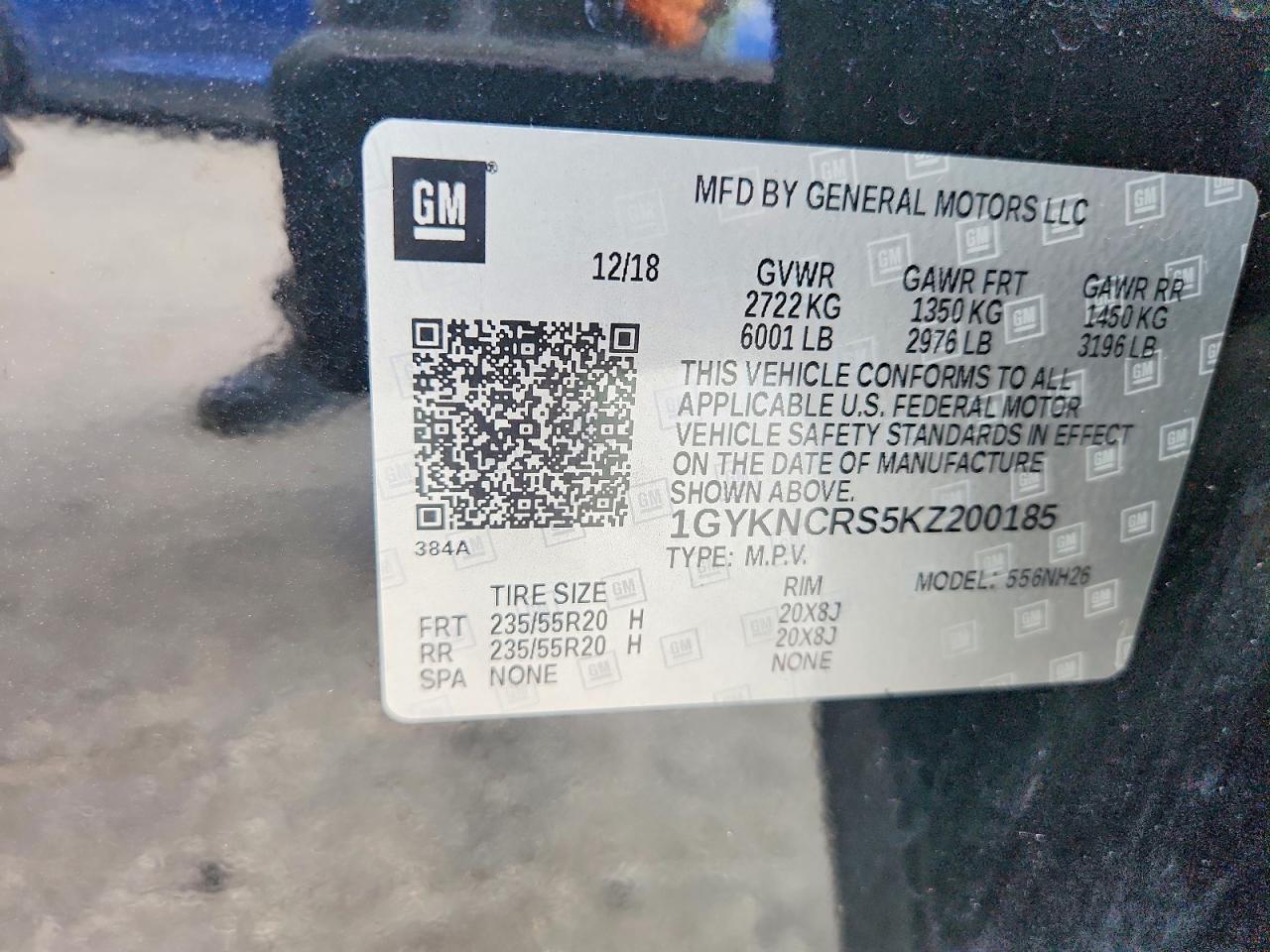 2019 CADILLAC XT5