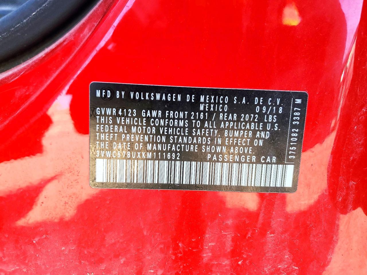 2019 VOLKSWAGEN JETTA