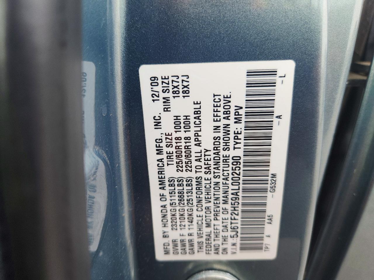 2010 HONDA ACCORD