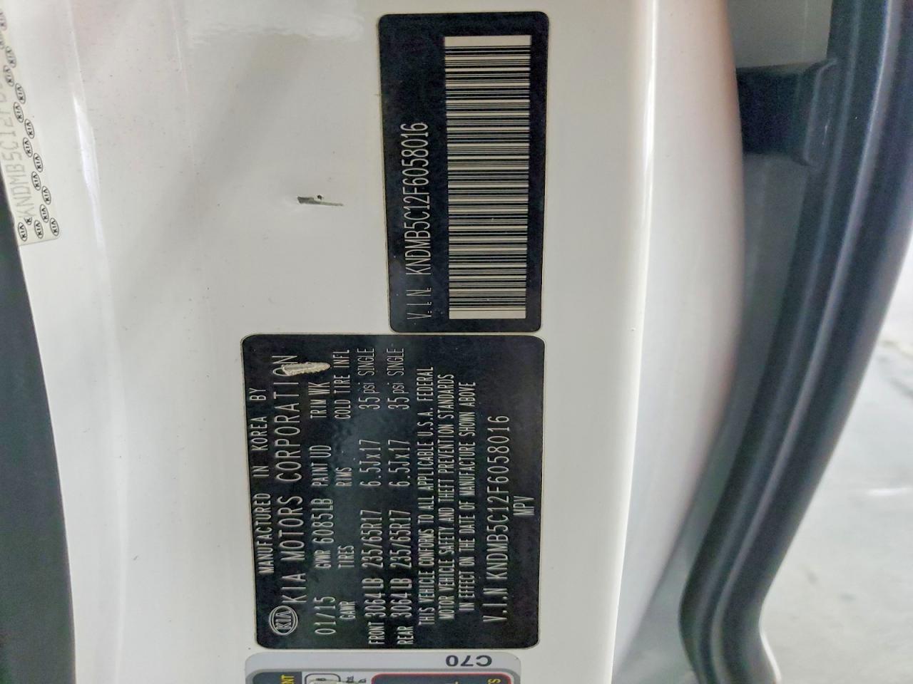 2015 KIA SEDONA