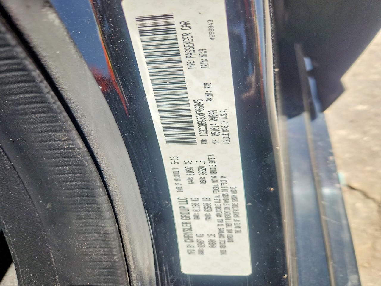 2013 CHRYSLER 200