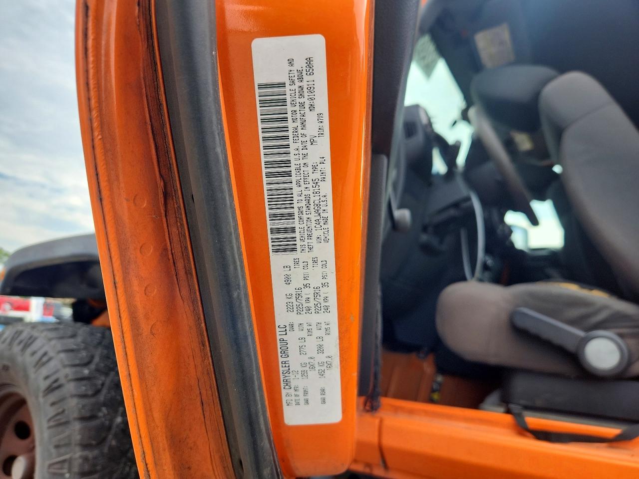 2012 JEEP WRANGLER