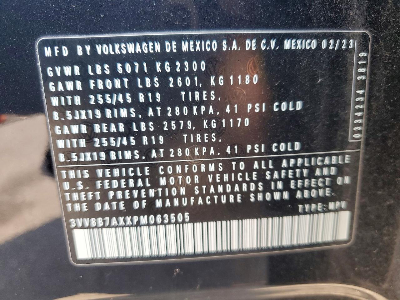2023 VOLKSWAGEN TIGUAN