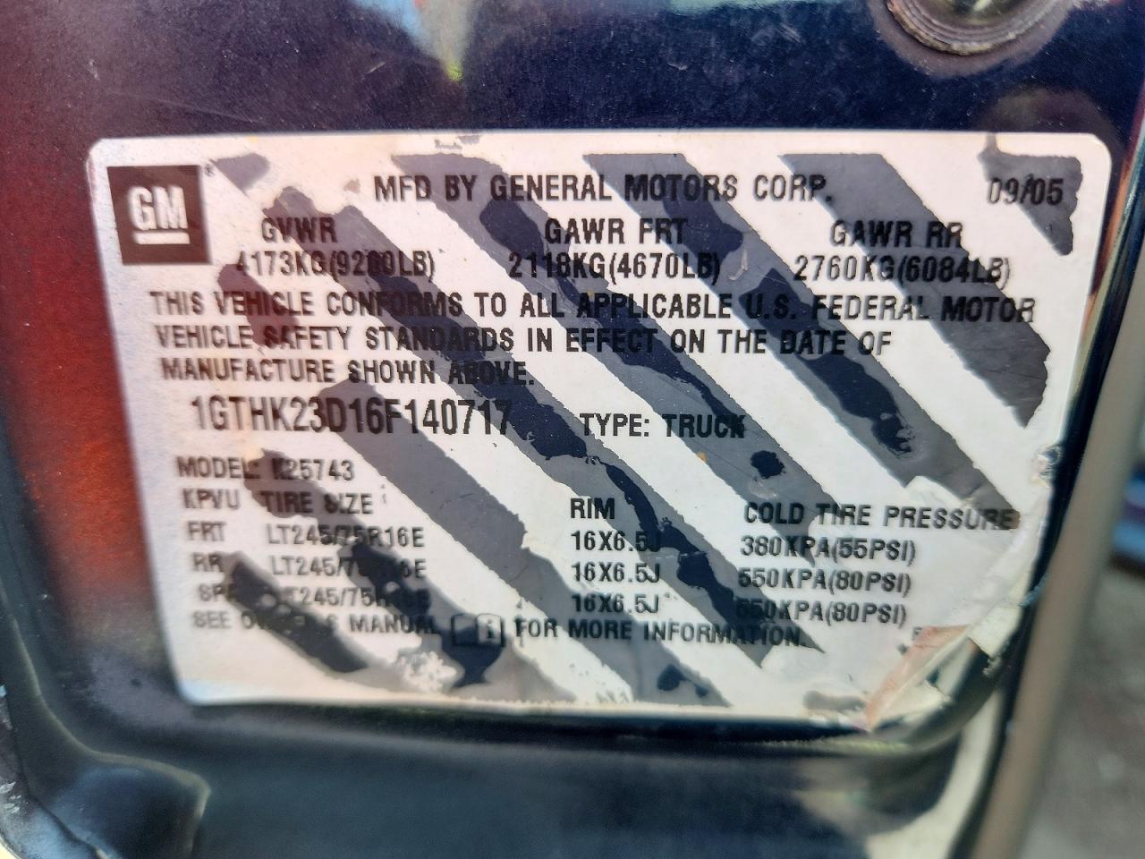 2006 GMC SIERRA