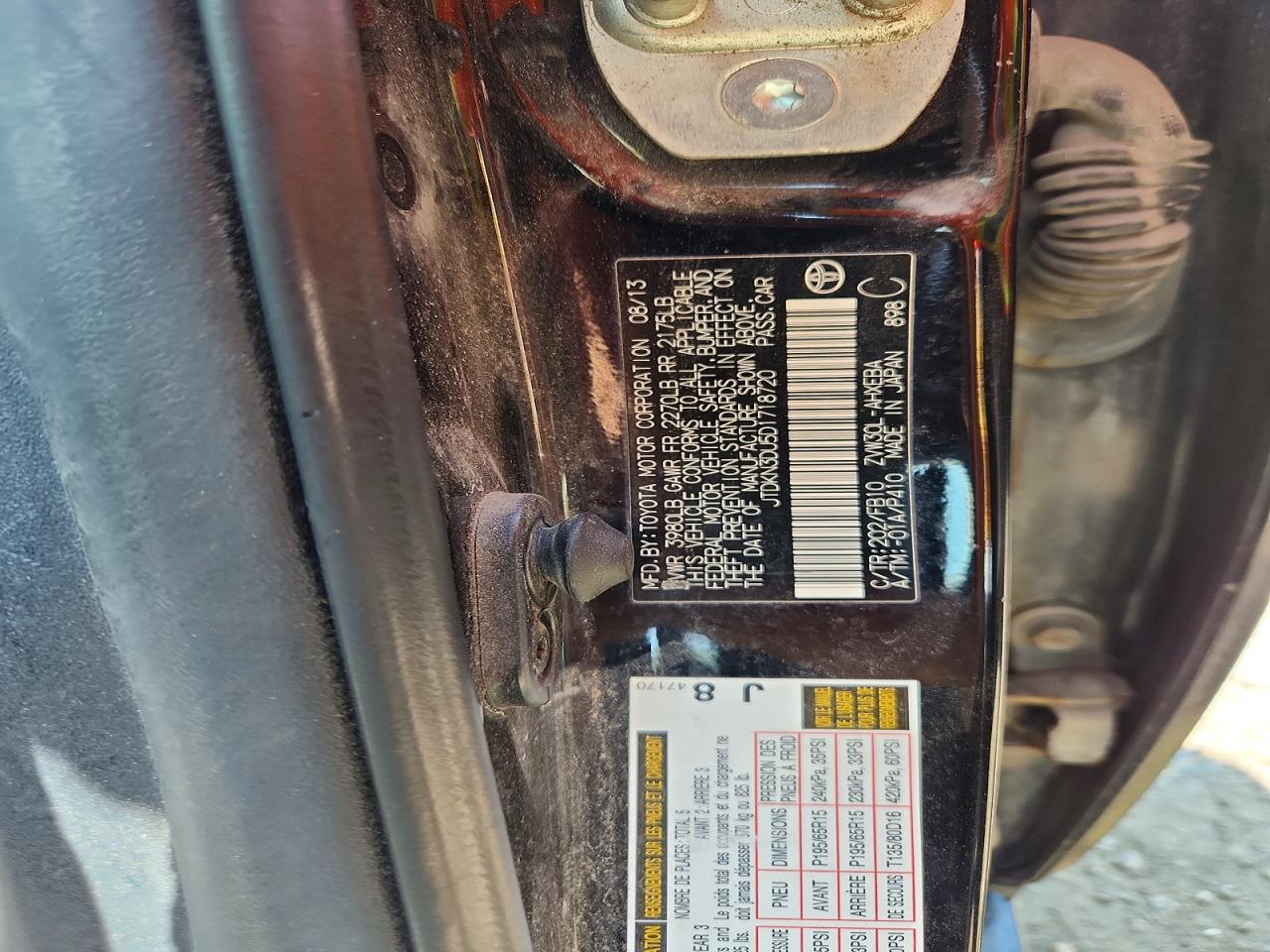2013 TOYOTA PRIUS