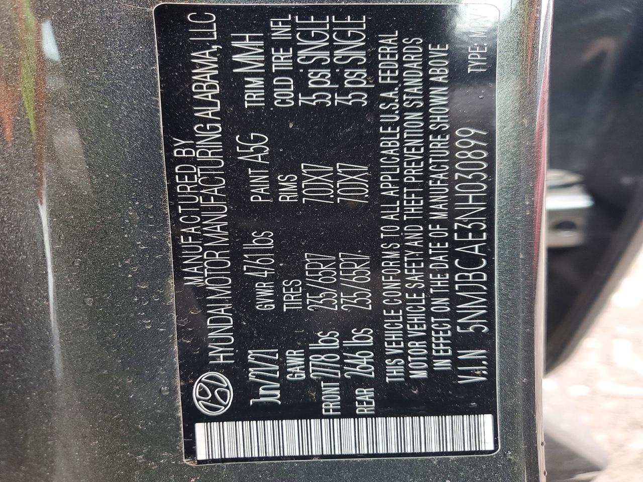 2022 HYUNDAI TUCSON