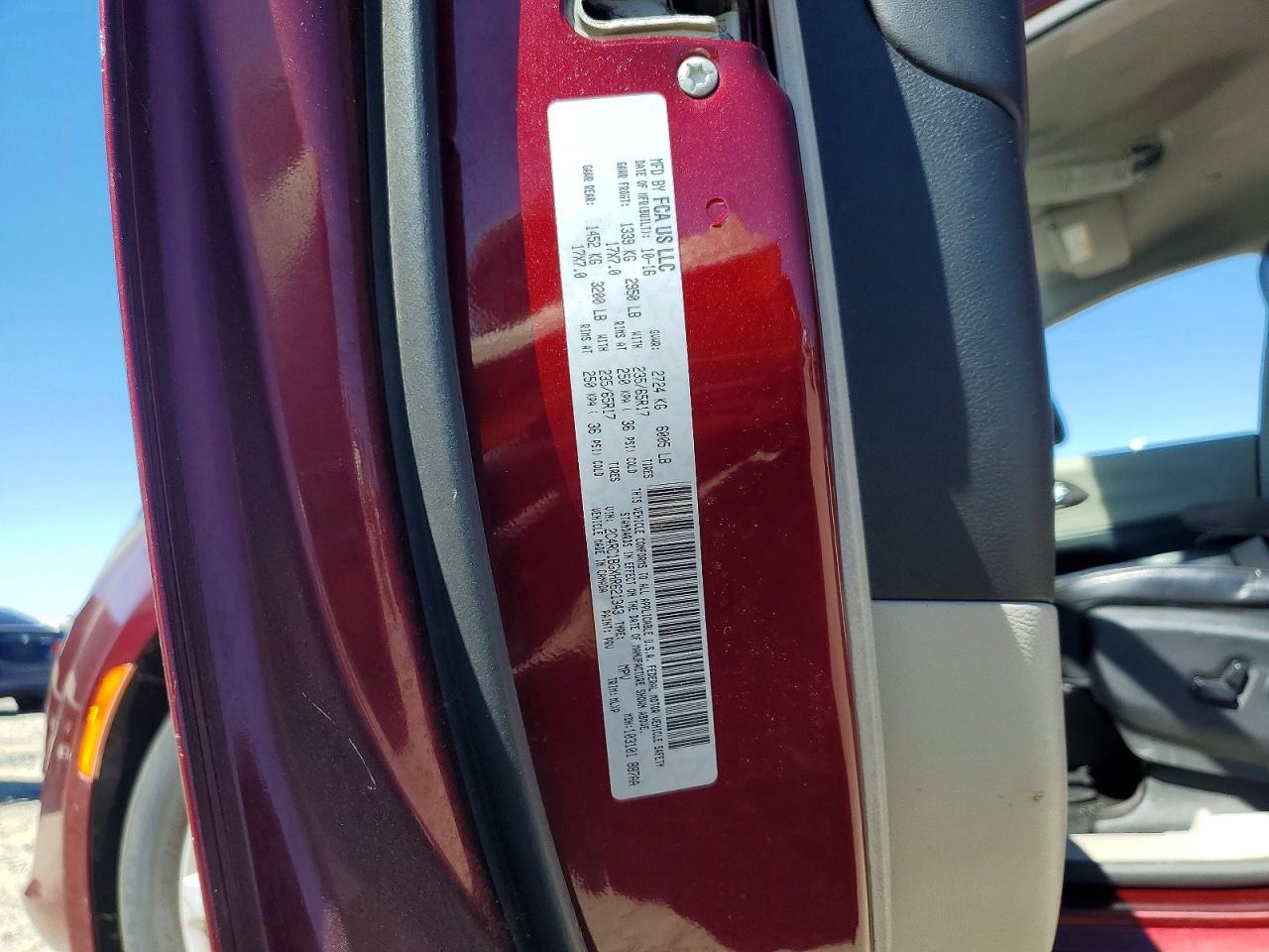 2017 CHRYSLER PACIFICA