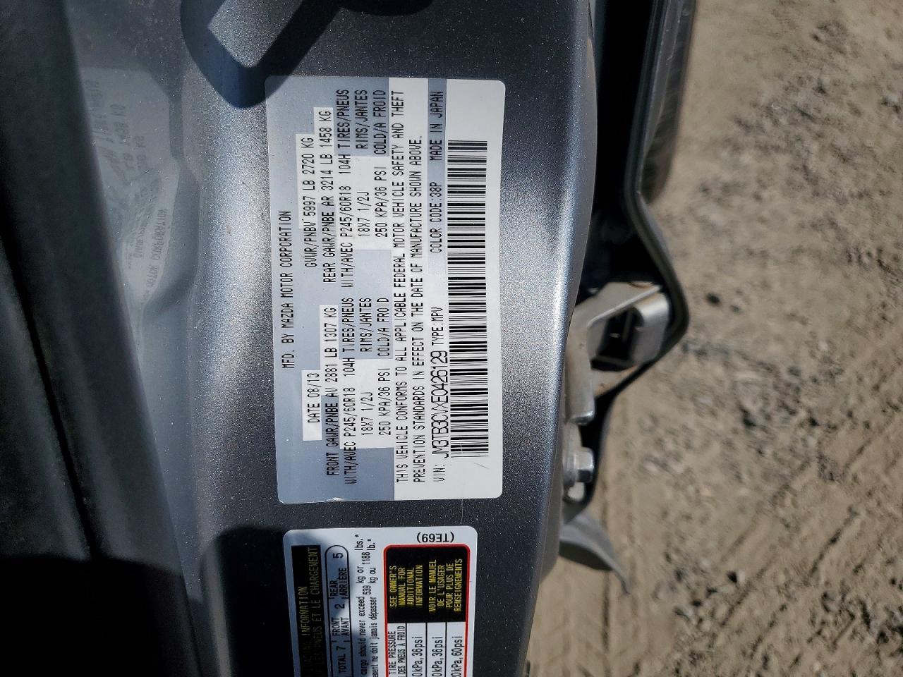 2014 MAZDA CX-9