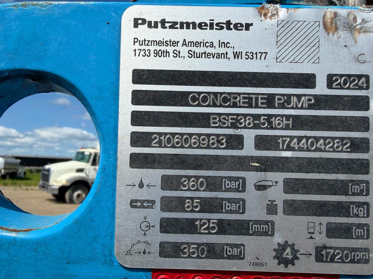 2024 PUTZMEISTER BSF38-5.16