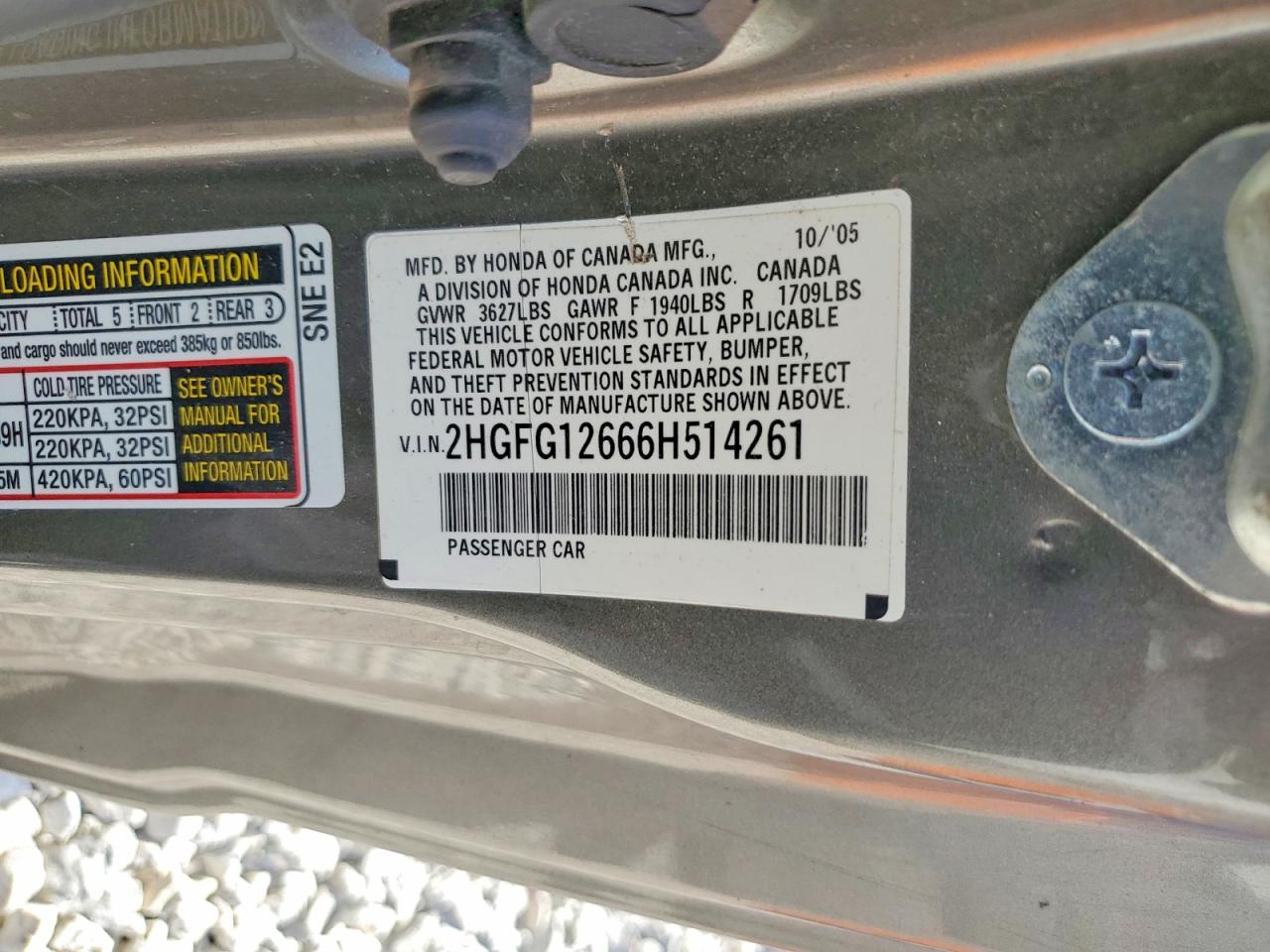 2006 HONDA CIVIC