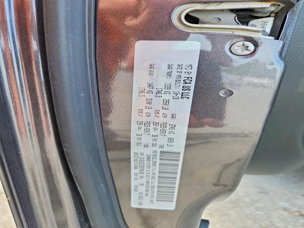 2019 DODGE CARAVAN