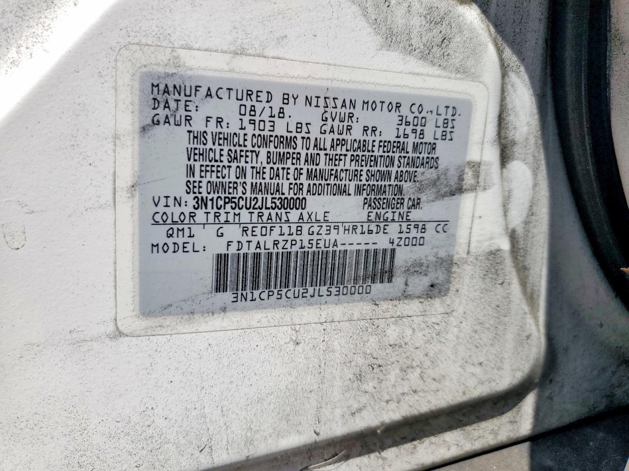 2018 NISSAN KICKS