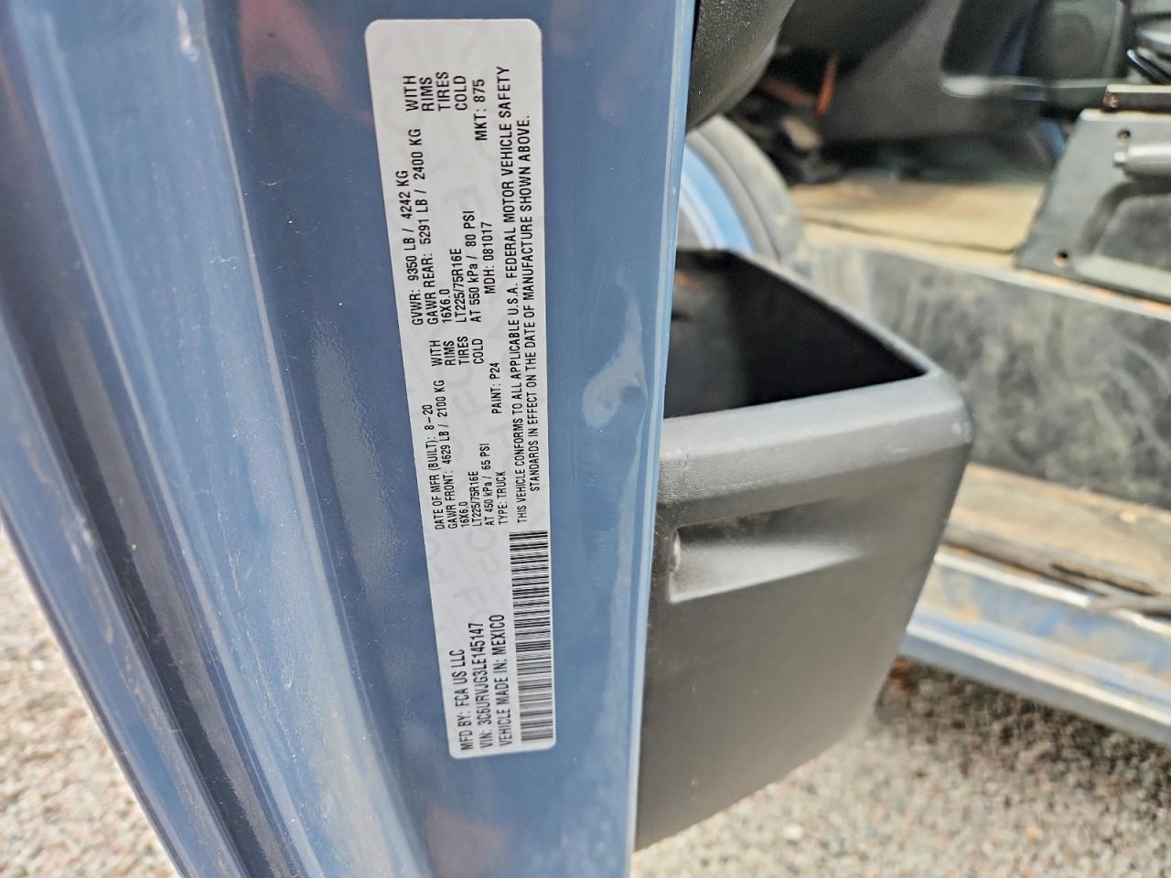 2020 RAM PROMASTER