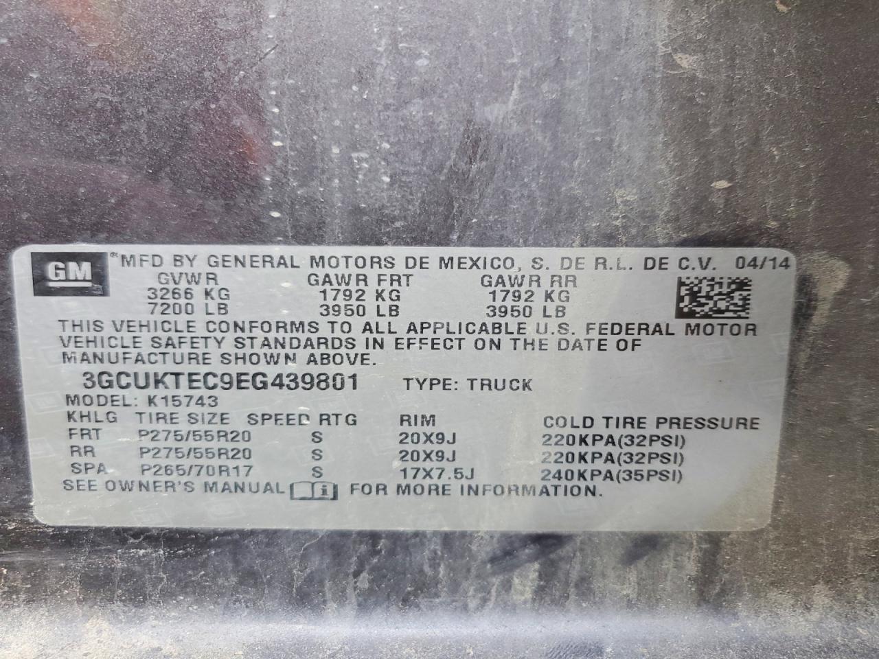 2014 CHEVROLET SILVERADO
