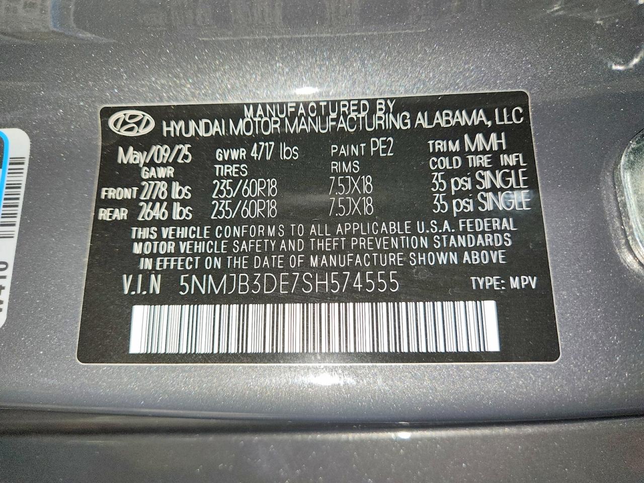 2025 HYUNDAI TUCSON
