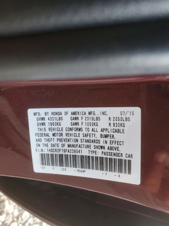 2015 HONDA ACCORD