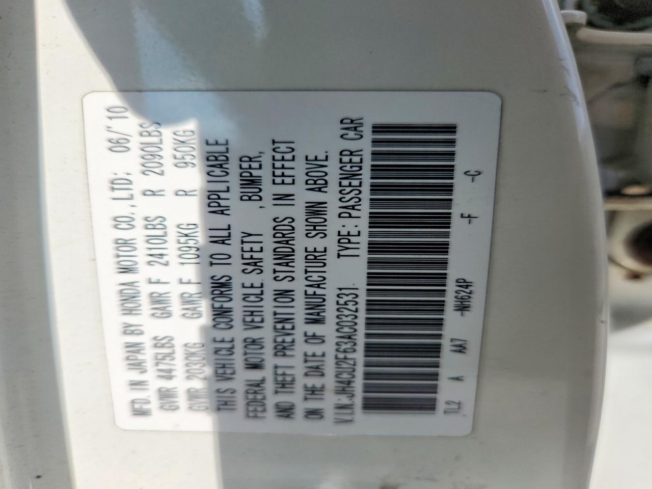 2010 ACURA TSX