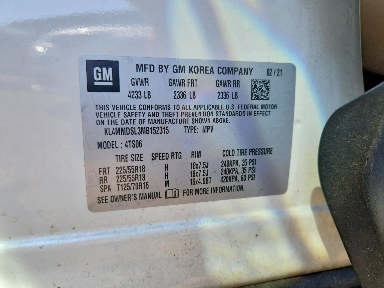 2021 BUICK ENCORE