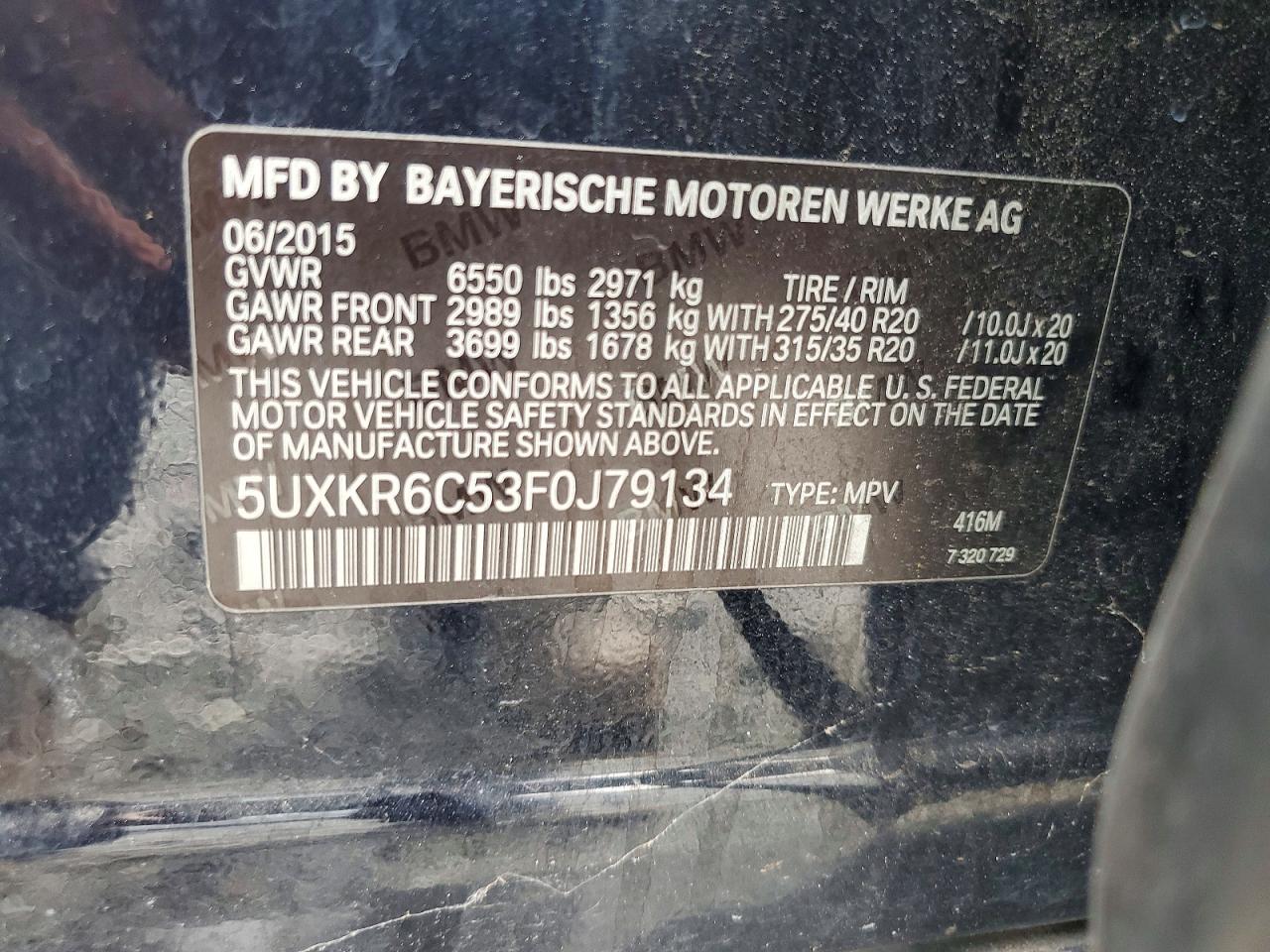 2015 BMW X5