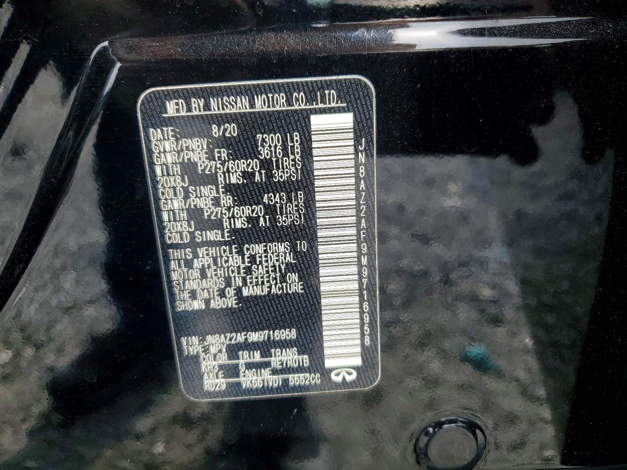 2021 INFINITI QX80