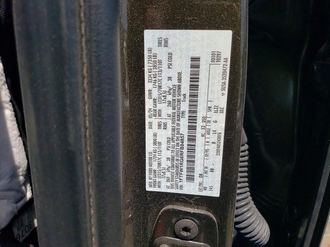 2024 FORD F150