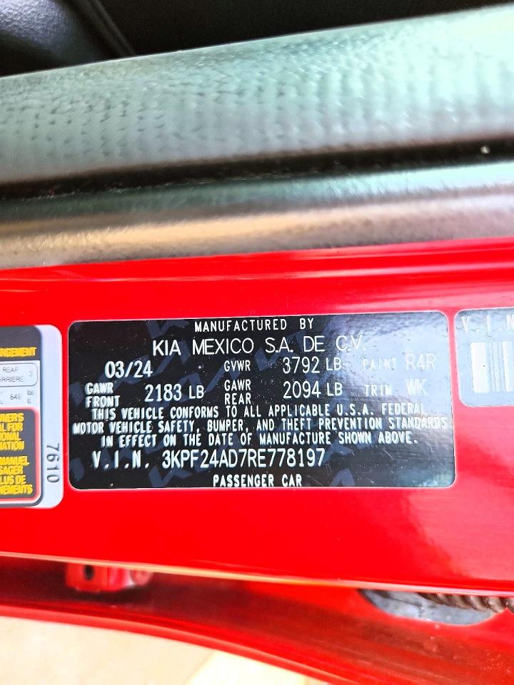 2024 KIA FORTE
