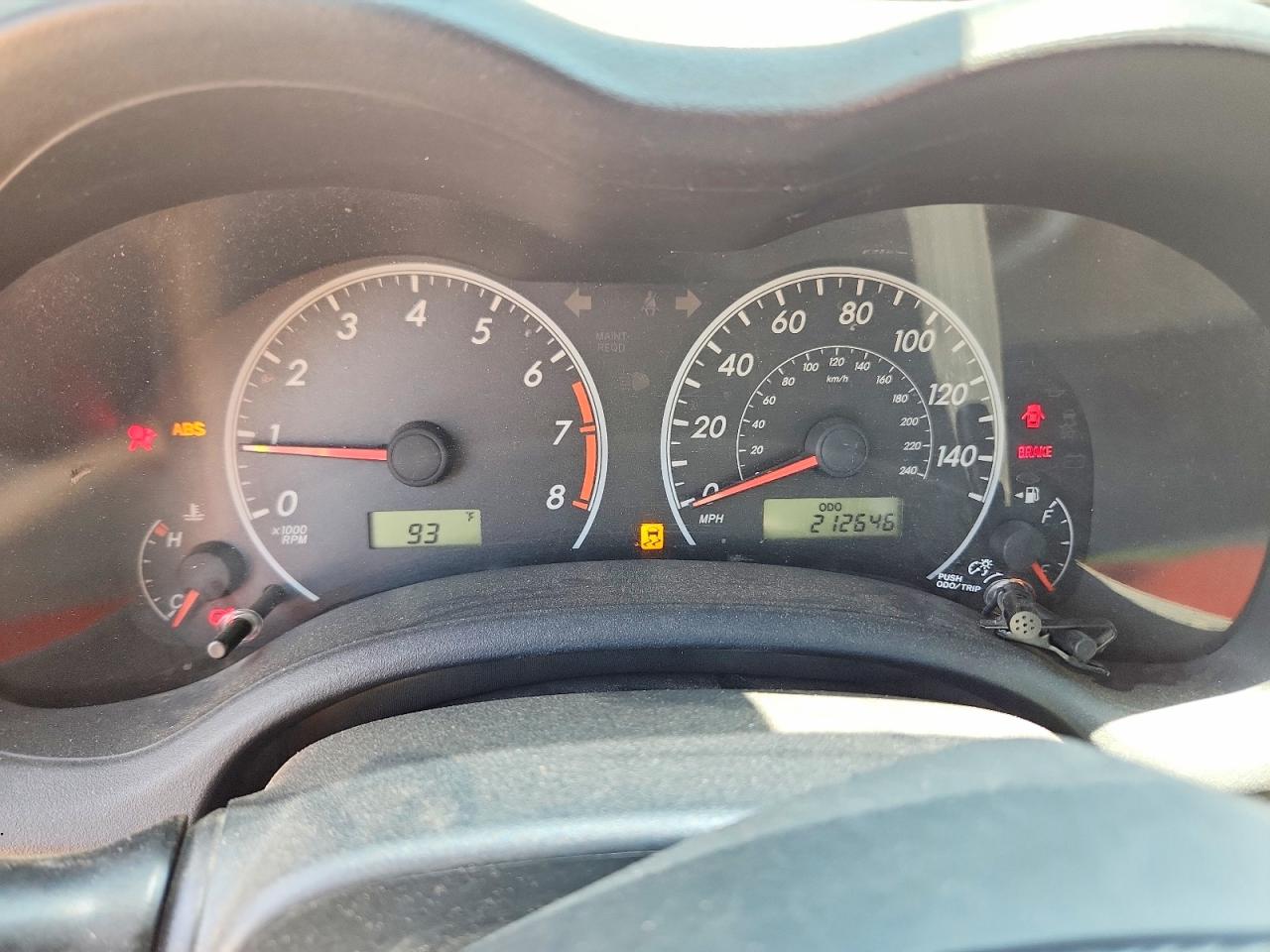 2011 TOYOTA COROLLA
