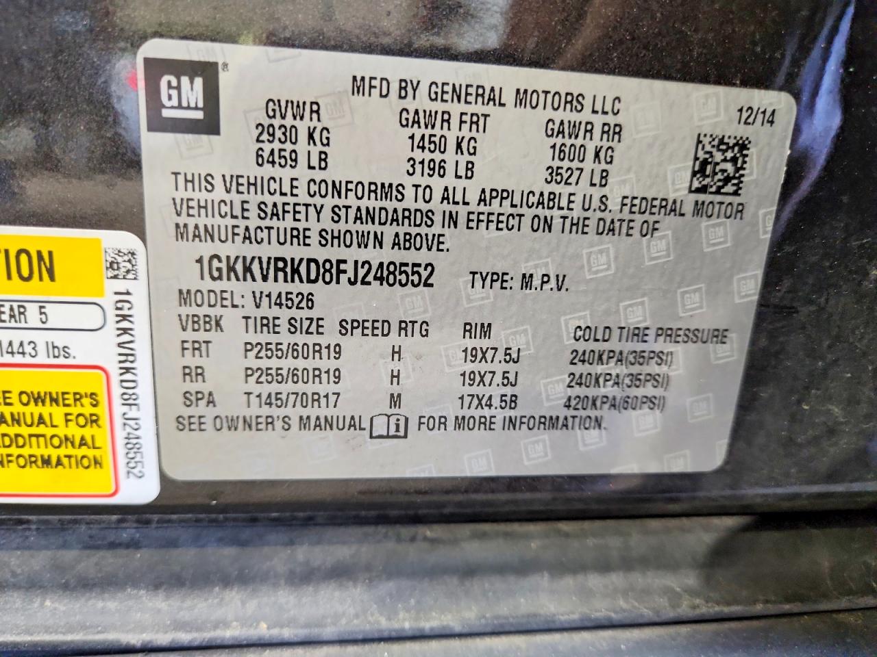 2015 GMC ACADIA