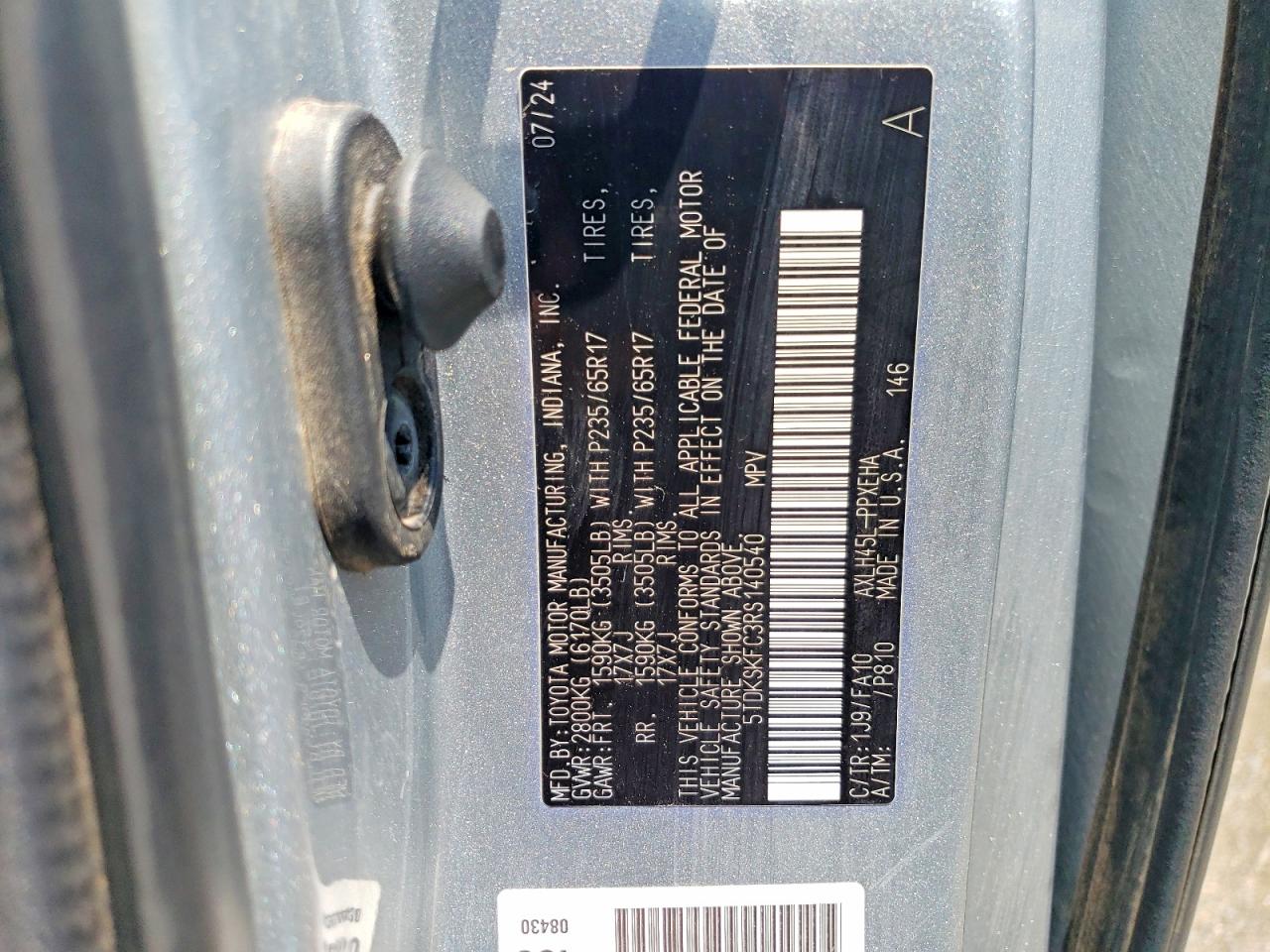 2024 TOYOTA SIENNA