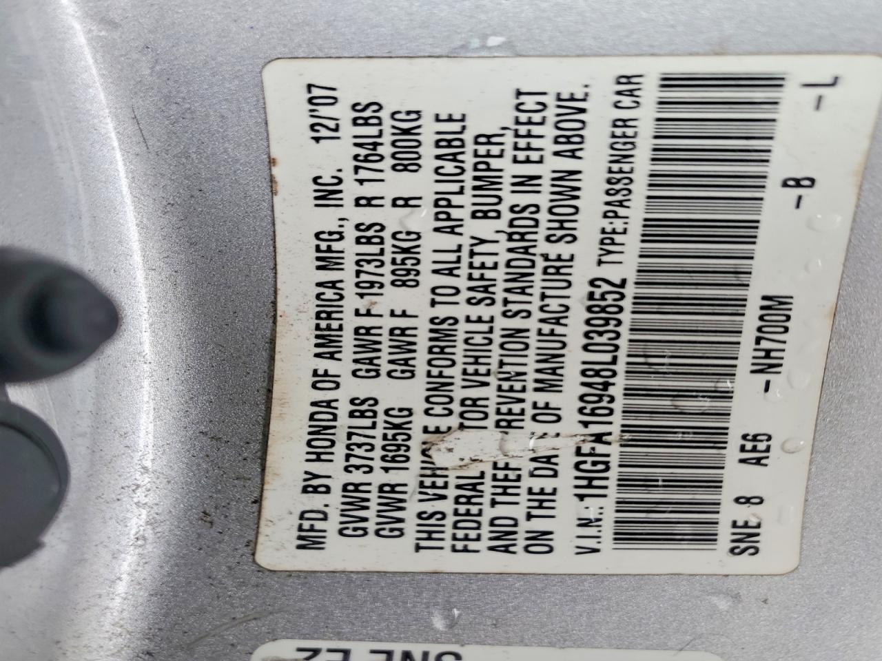 2008 HONDA CIVIC