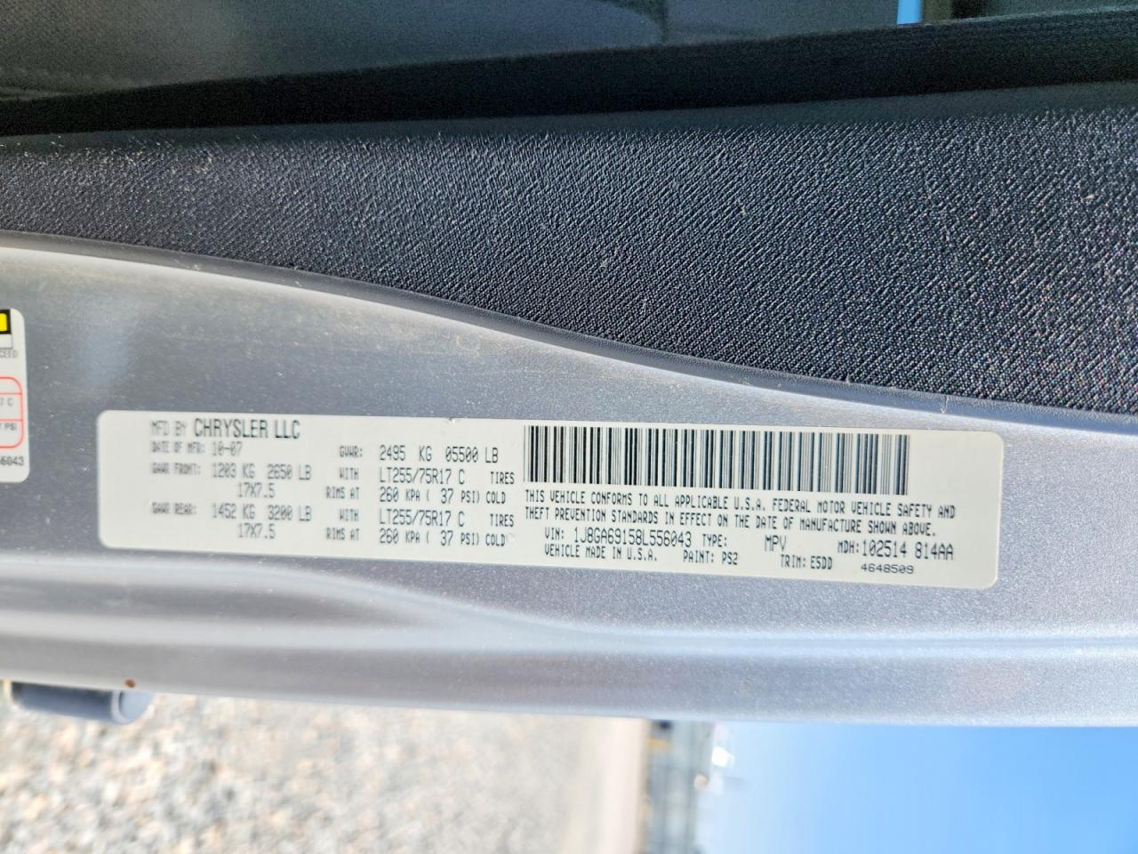 2008 JEEP WRANGLER