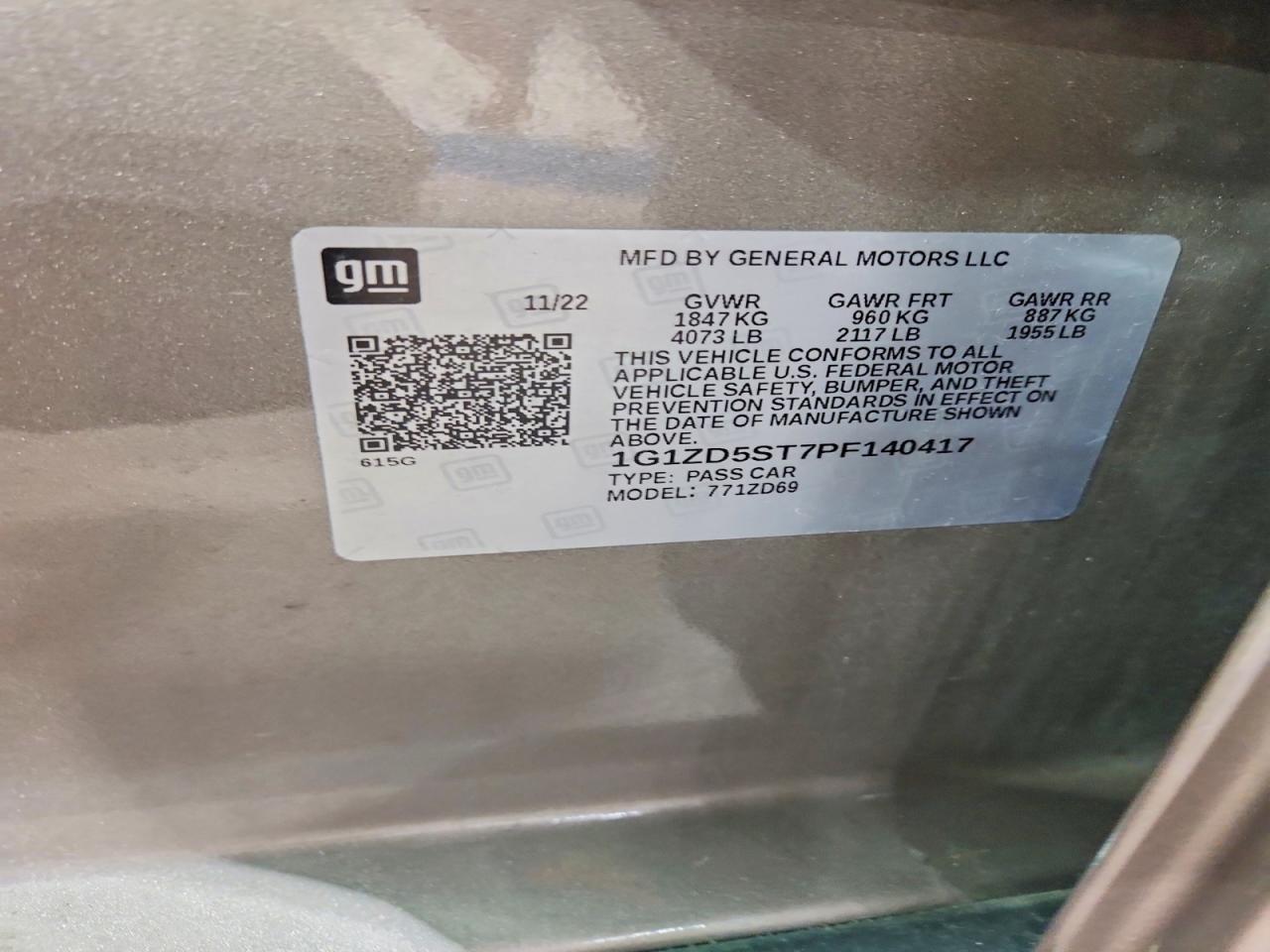 2023 CHEVROLET MALIBU