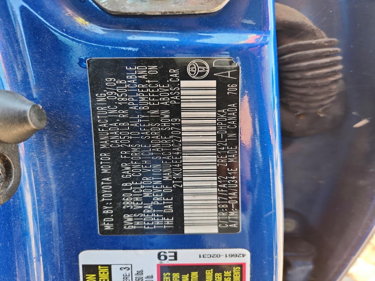 2010 TOYOTA MATRIX
