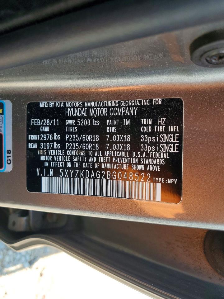 2011 HYUNDAI SANTA FE