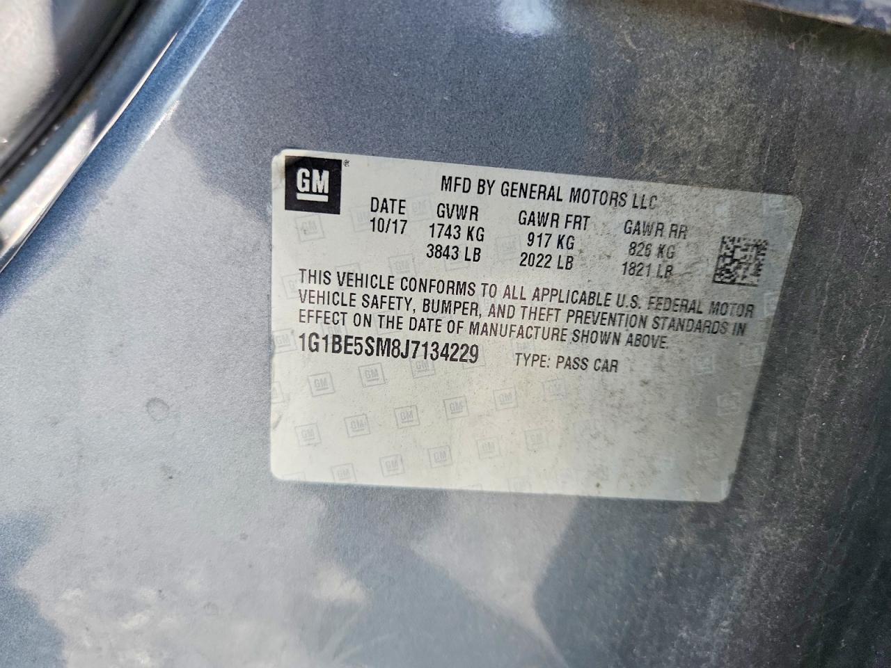 2018 CHEVROLET CRUZE