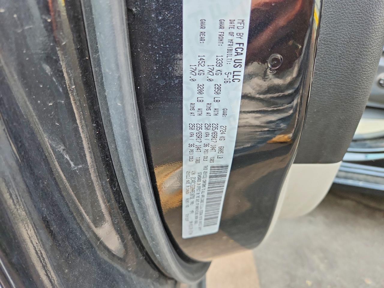 2017 CHRYSLER PACIFICA