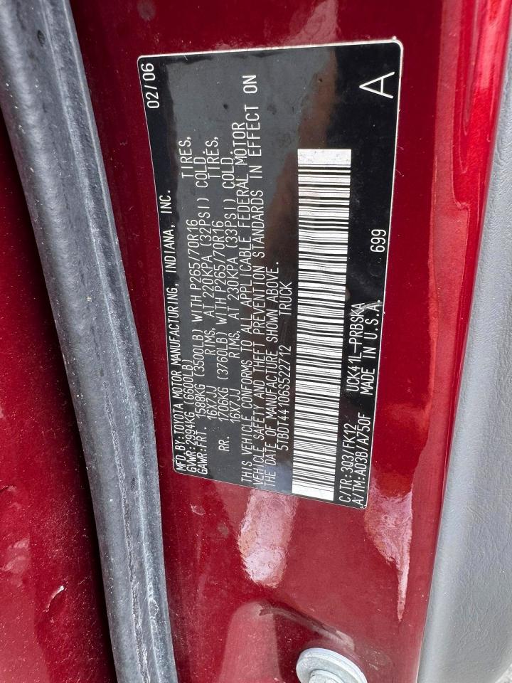 2006 TOYOTA TUNDRA