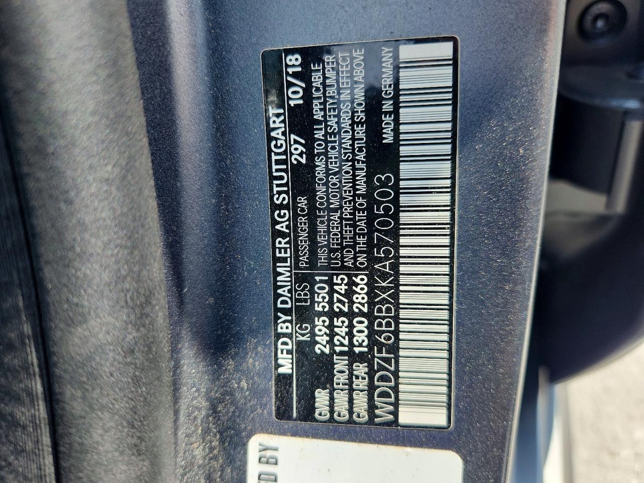 2019 MERCEDES-BENZ E-CLASS