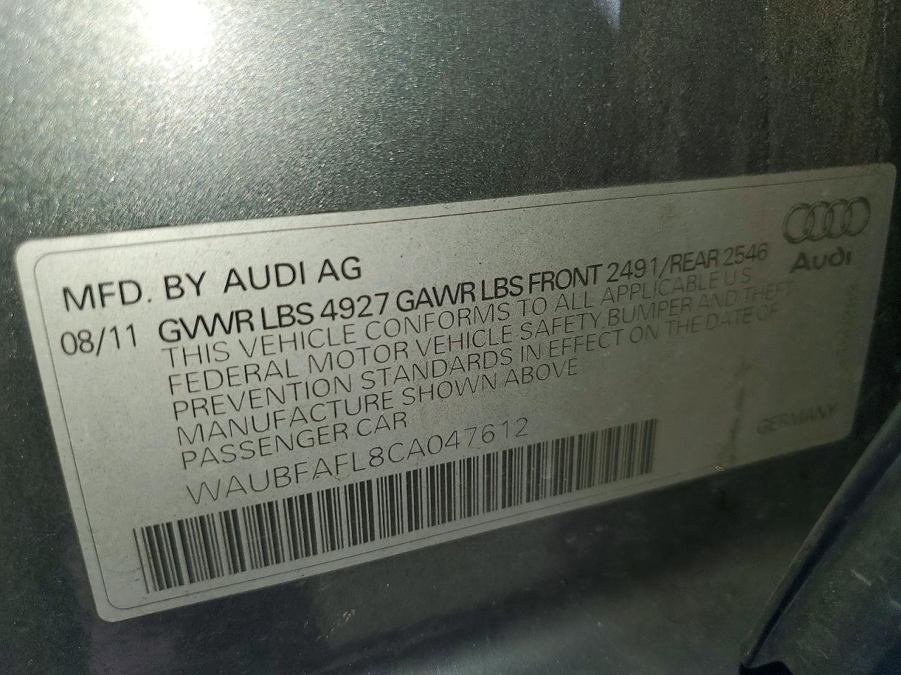 2012 AUDI A4