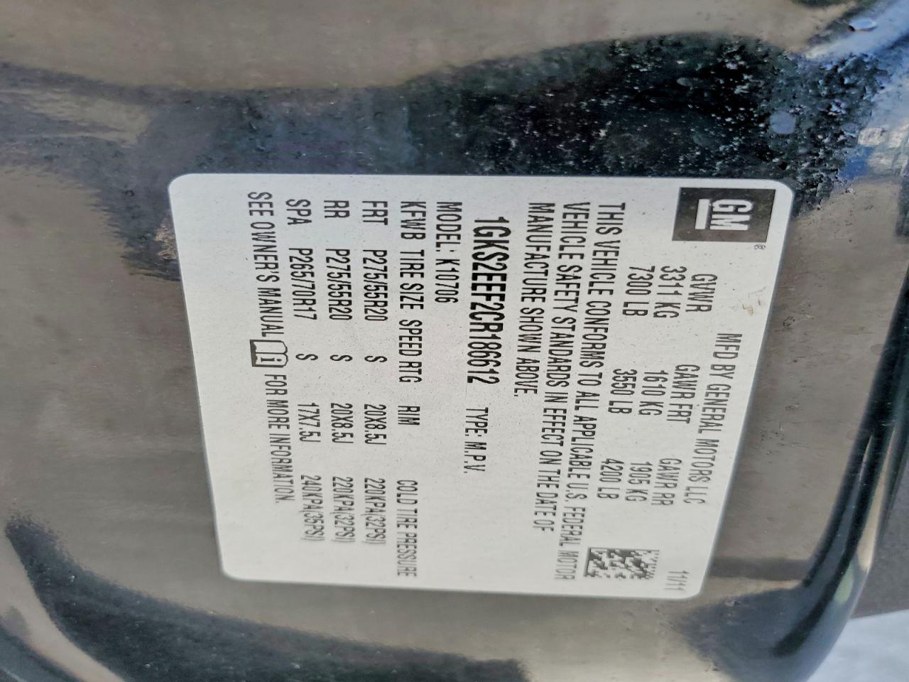 2012 GMC YUKON