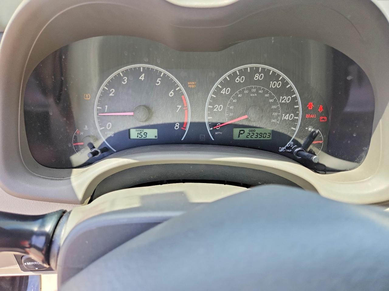 2009 TOYOTA COROLLA
