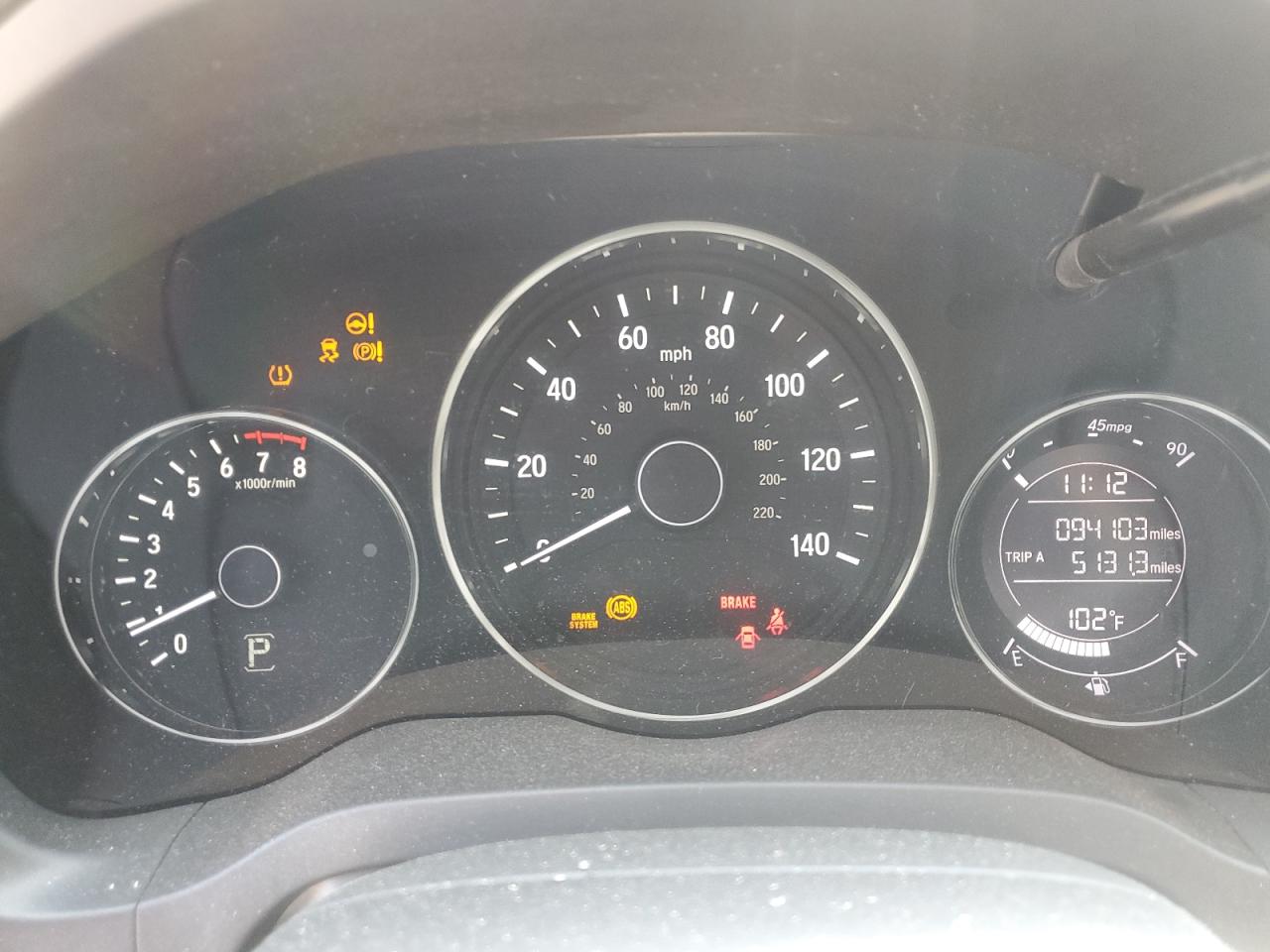 2016 HONDA HR-V