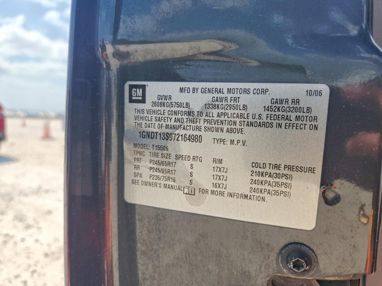 2007 CHEVROLET TRAILBLAZE