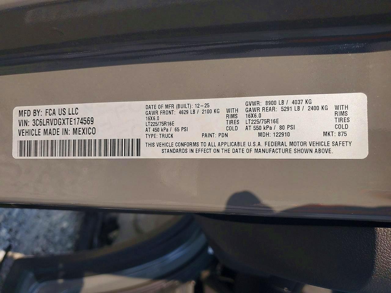 2026 RAM PROMASTER