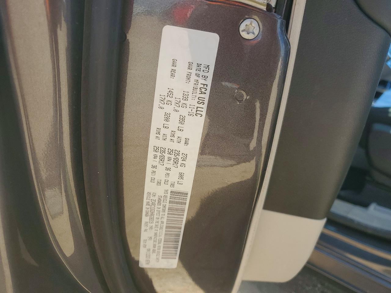 2017 CHRYSLER PACIFICA