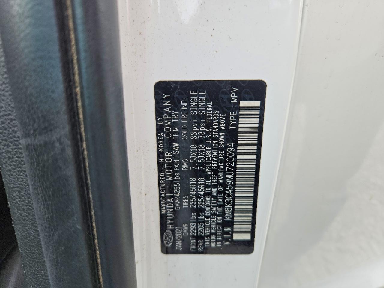 2021 HYUNDAI KONA